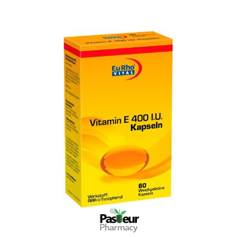 ویتامین ای 400 یوروویتال | EuRho Vital Vitamin E 