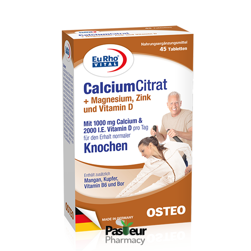 کلسیم سیترات یوروویتال | Eurho Vital Calcium Citrate