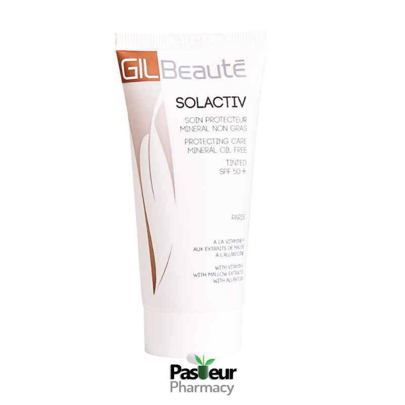 کرم ضد آفتاب رنگی مینرال SPF50+ ژیل بوته | Gil Beaute Solactiv Protecting Care SPF 50+ Mineral Sunscreen