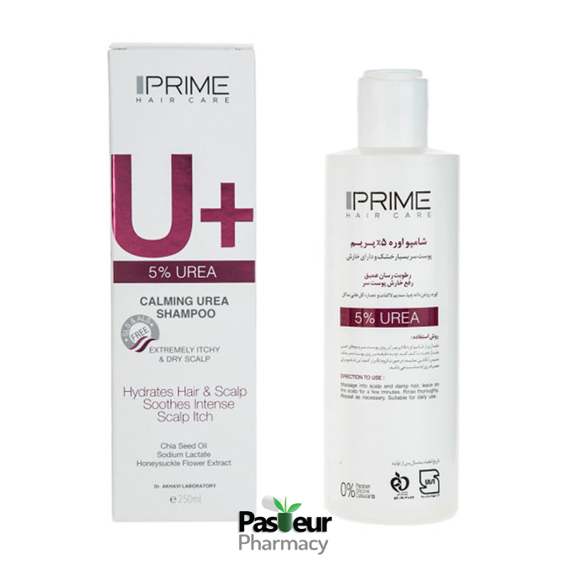 شامپو اوره 5 درصد پریم | Prime 5% Urea Calming Shampoo