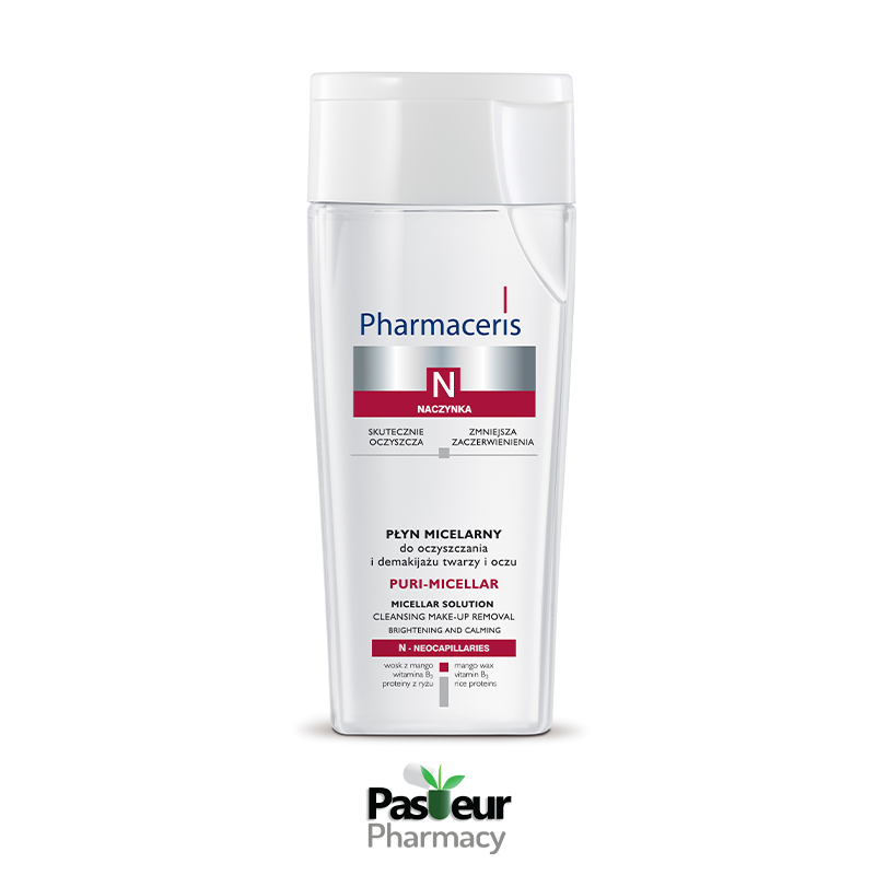 محلول پاک کننده آرایش پیوری میسلار فارماسریز | Pharmaceris Puri Micellar