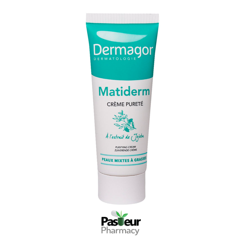 کرم متیدرم مرطوب پوست چرب درماگور | Dermagor Matiderm Cream