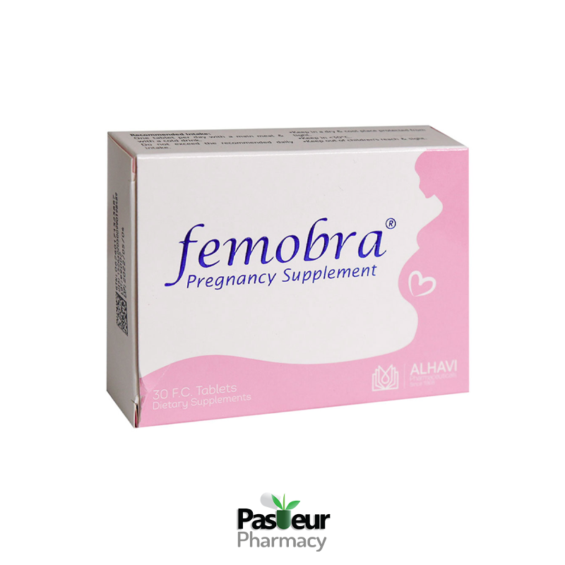 قرص روکش دار فموبرا الحاوی |‌ Alhavi Pregnancy Supplement Femobra